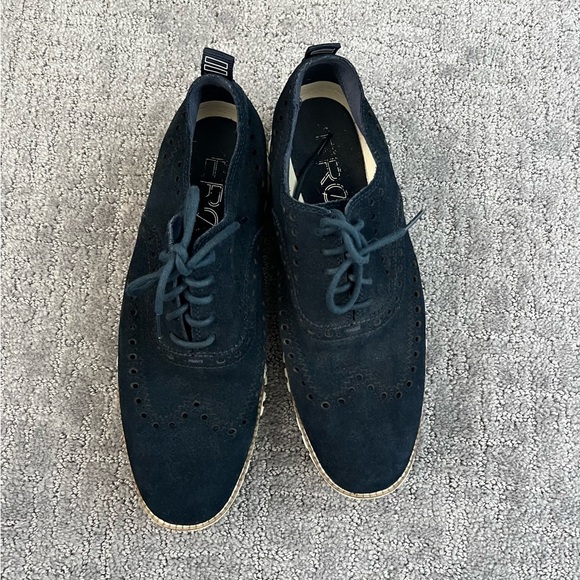 Cole Haan Grand OS Suede Oxford Shoes - Picture 1 of 6